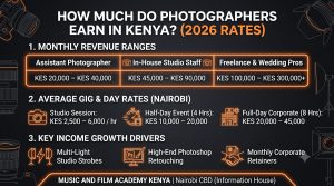 How much do photographers earn in Kenya? (2026 Monthly Salary & Day Rates Breakdown)